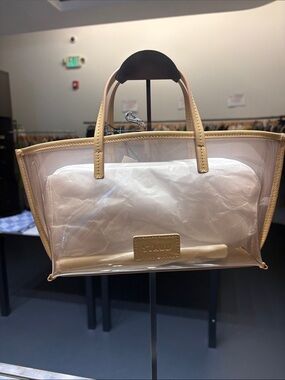 Staud Christos Mini Tote Camel NWT with pouch and dust cover